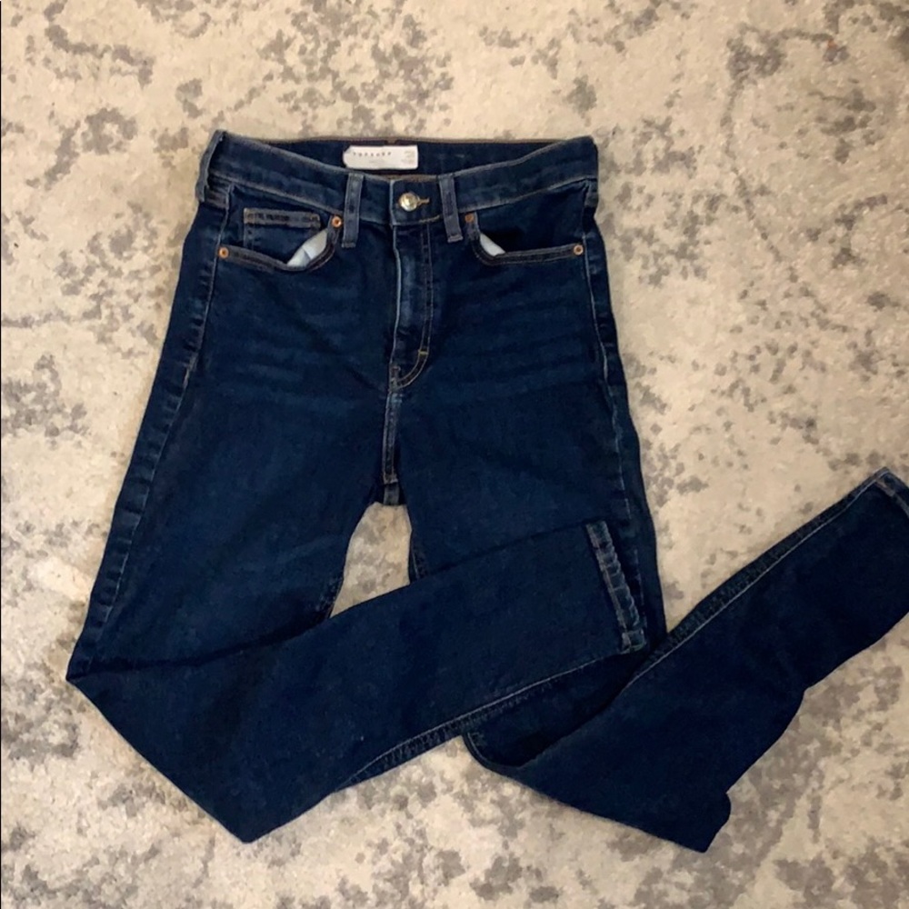 Topshop Blue Jamie Jeans